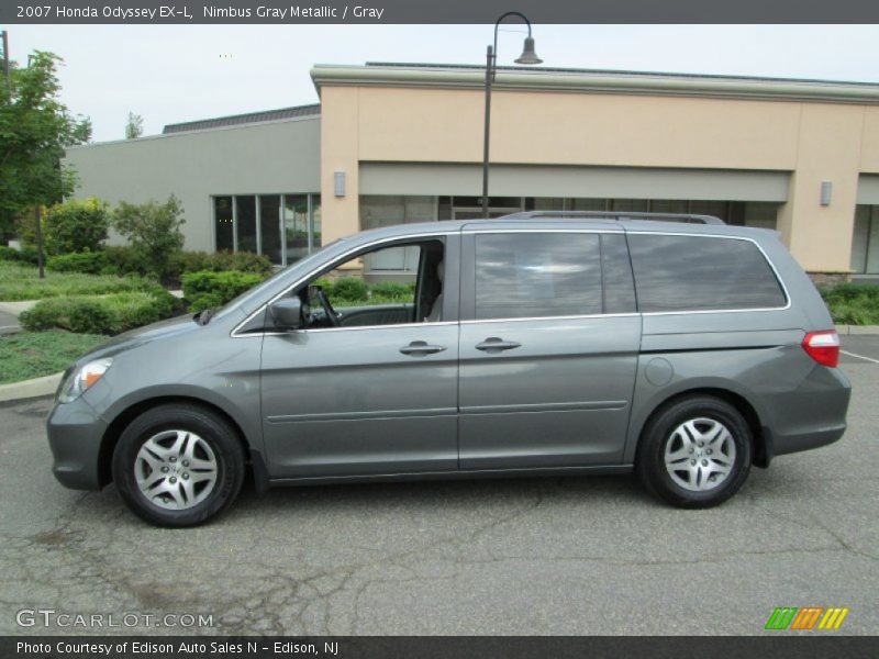 Nimbus Gray Metallic / Gray 2007 Honda Odyssey EX-L