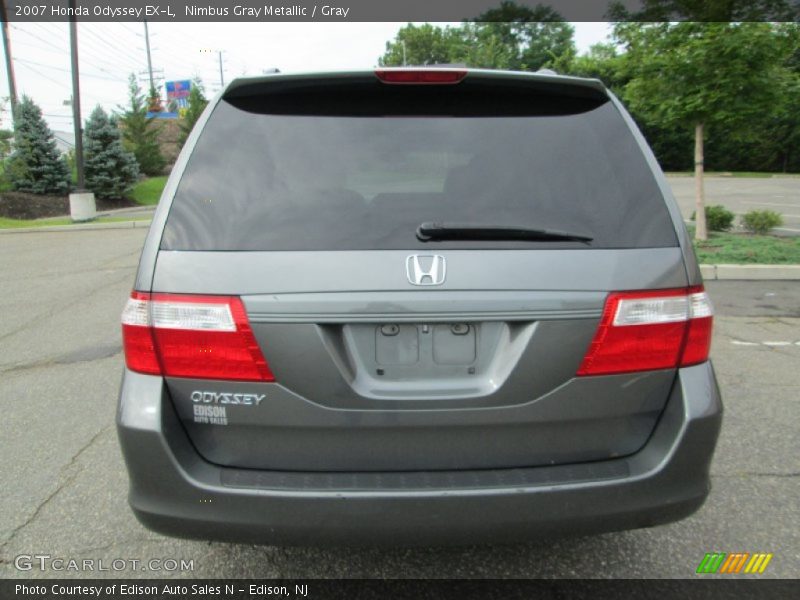 Nimbus Gray Metallic / Gray 2007 Honda Odyssey EX-L