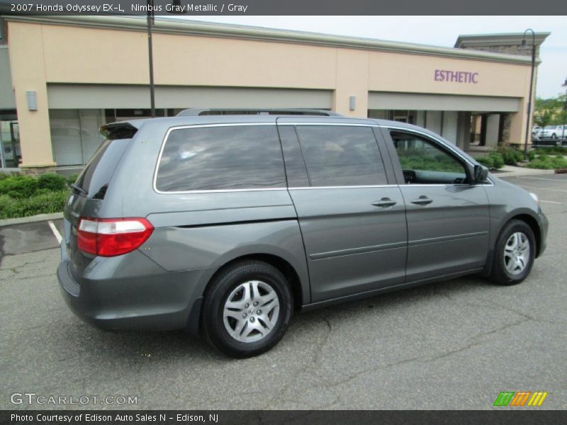 Nimbus Gray Metallic / Gray 2007 Honda Odyssey EX-L