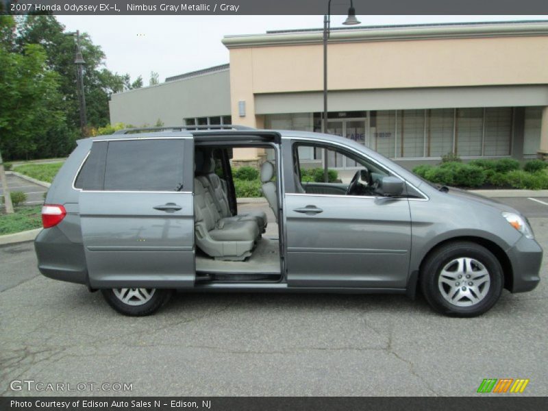 Nimbus Gray Metallic / Gray 2007 Honda Odyssey EX-L