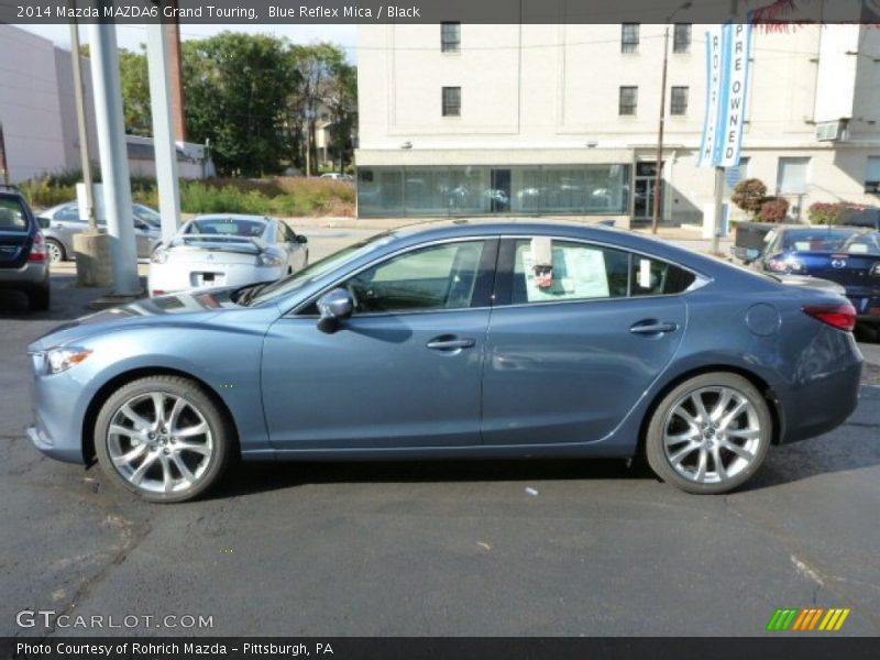 Blue Reflex Mica / Black 2014 Mazda MAZDA6 Grand Touring