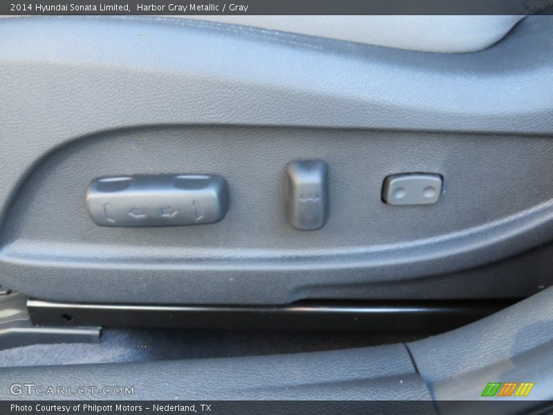 Harbor Gray Metallic / Gray 2014 Hyundai Sonata Limited
