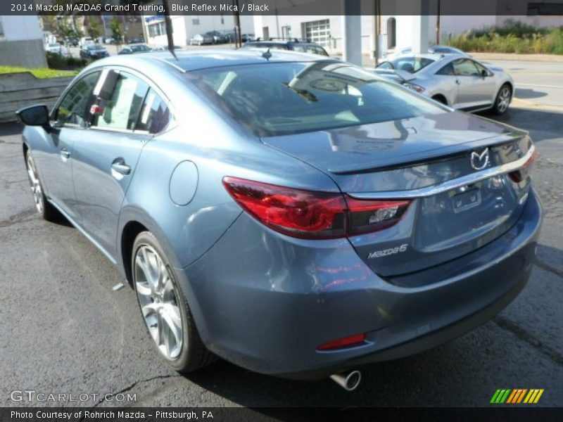 Blue Reflex Mica / Black 2014 Mazda MAZDA6 Grand Touring