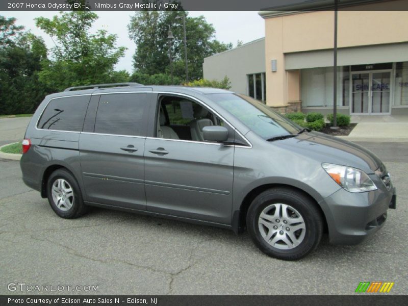 Nimbus Gray Metallic / Gray 2007 Honda Odyssey EX-L