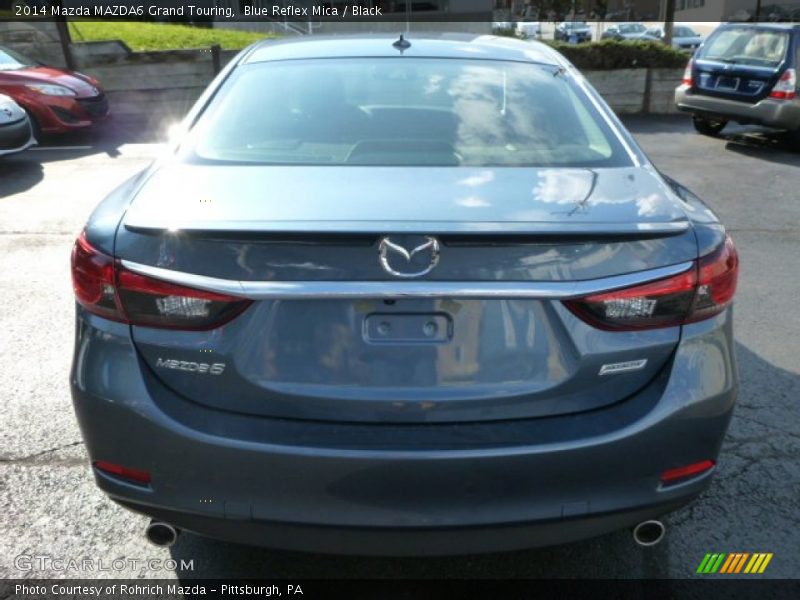 Blue Reflex Mica / Black 2014 Mazda MAZDA6 Grand Touring