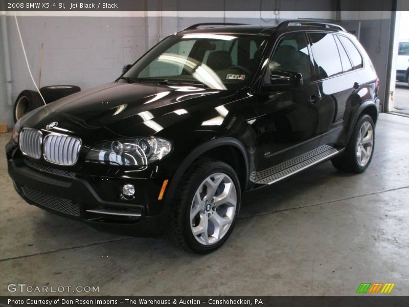 Jet Black / Black 2008 BMW X5 4.8i