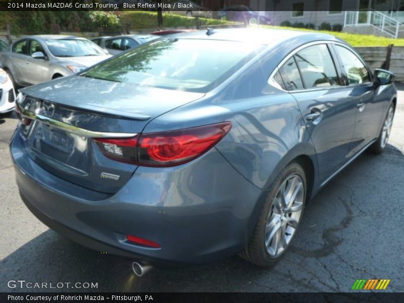 Blue Reflex Mica / Black 2014 Mazda MAZDA6 Grand Touring