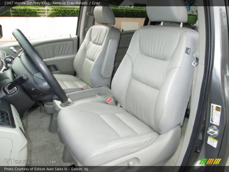 Nimbus Gray Metallic / Gray 2007 Honda Odyssey EX-L
