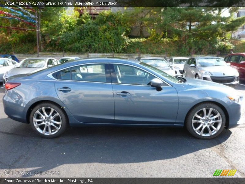 Blue Reflex Mica / Black 2014 Mazda MAZDA6 Grand Touring