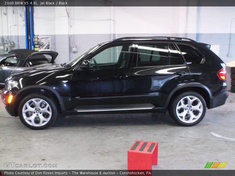 Jet Black / Black 2008 BMW X5 4.8i