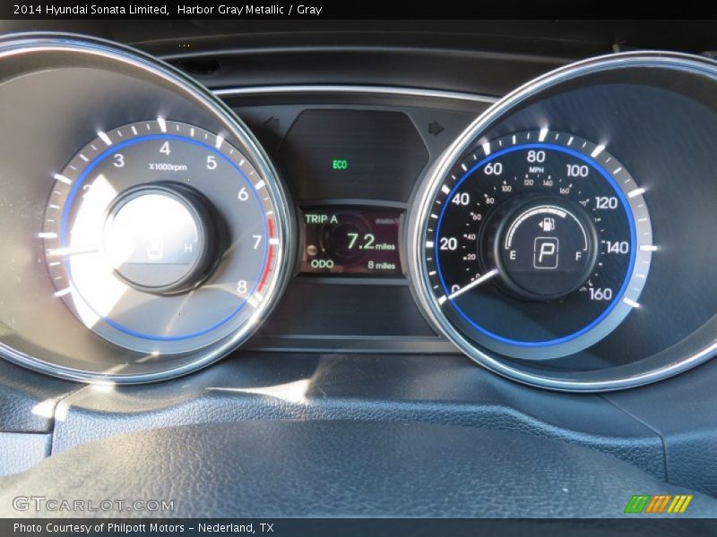 2014 Sonata Limited Limited Gauges