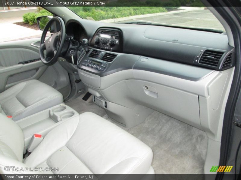 Nimbus Gray Metallic / Gray 2007 Honda Odyssey EX-L