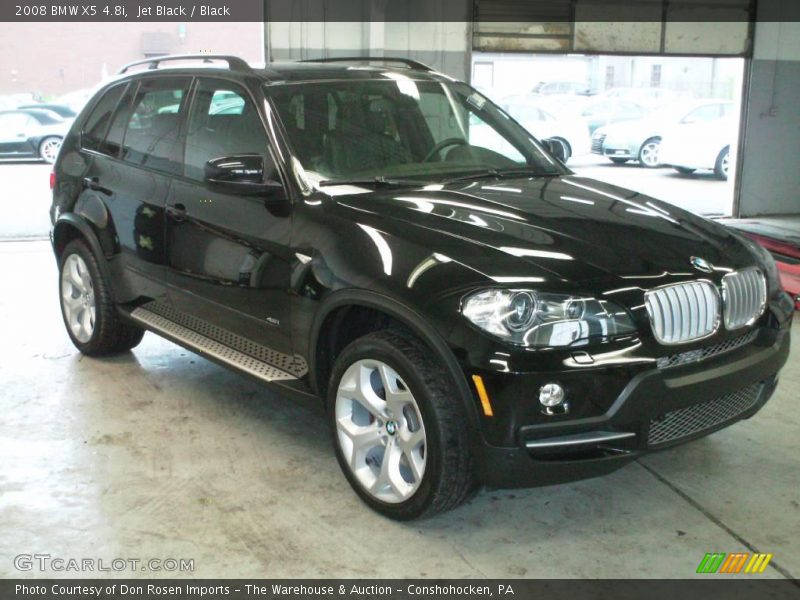 Jet Black / Black 2008 BMW X5 4.8i