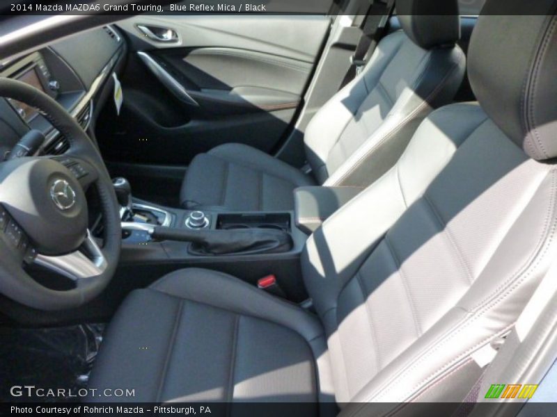 Blue Reflex Mica / Black 2014 Mazda MAZDA6 Grand Touring