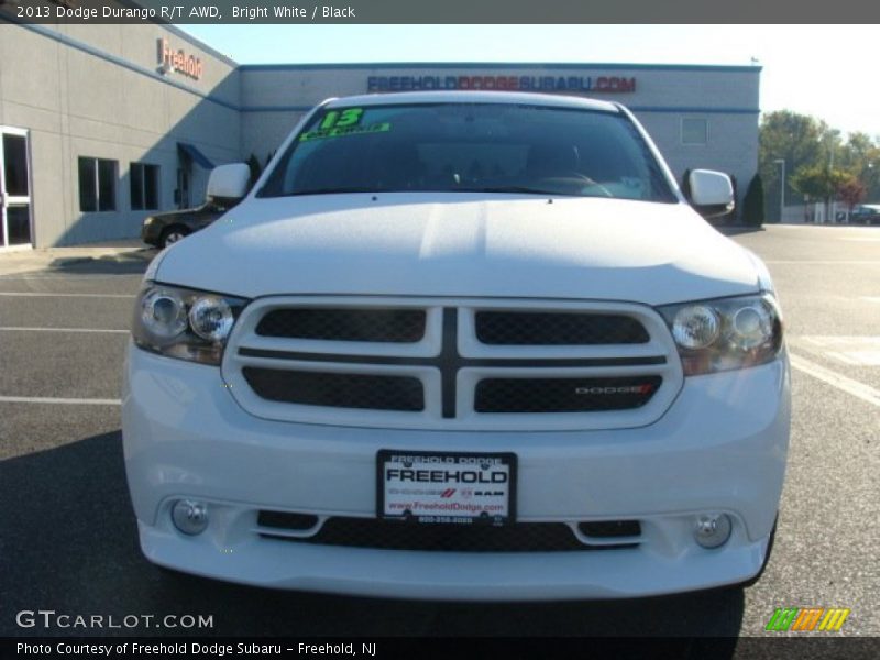 Bright White / Black 2013 Dodge Durango R/T AWD