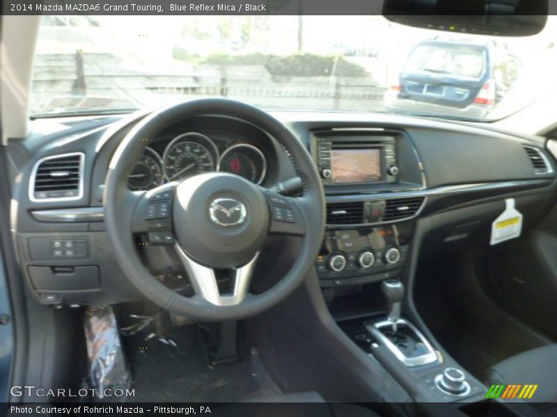 Blue Reflex Mica / Black 2014 Mazda MAZDA6 Grand Touring