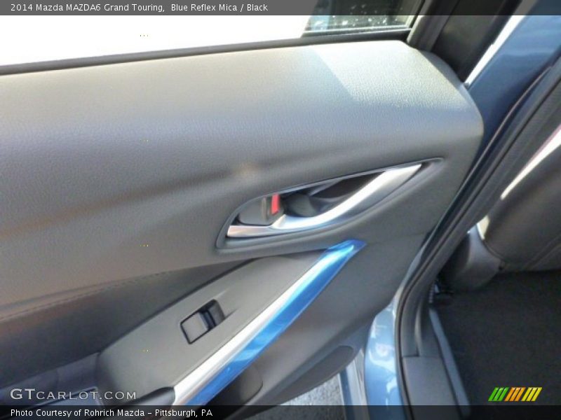 Blue Reflex Mica / Black 2014 Mazda MAZDA6 Grand Touring