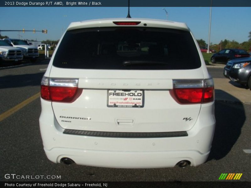 Bright White / Black 2013 Dodge Durango R/T AWD