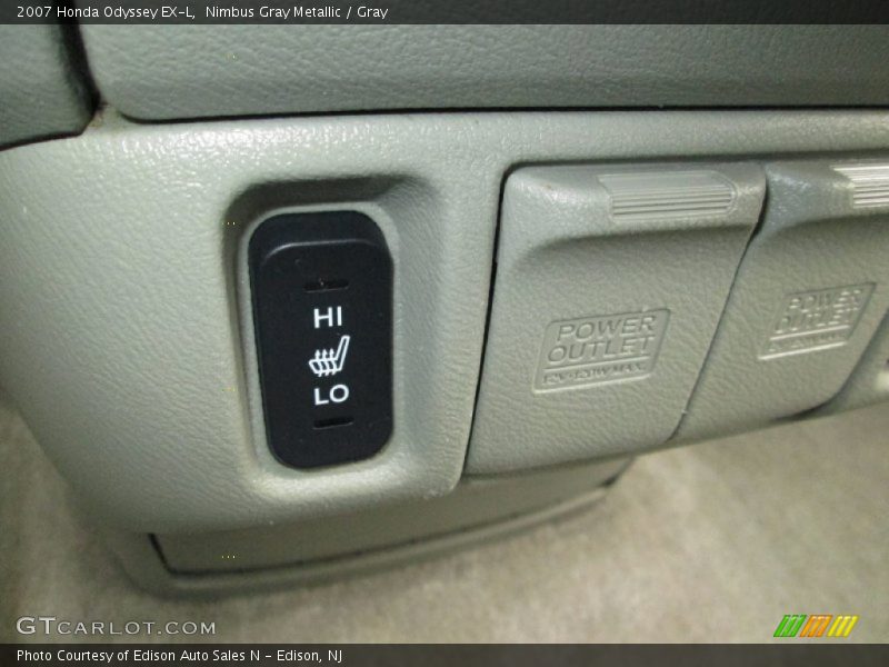 Nimbus Gray Metallic / Gray 2007 Honda Odyssey EX-L
