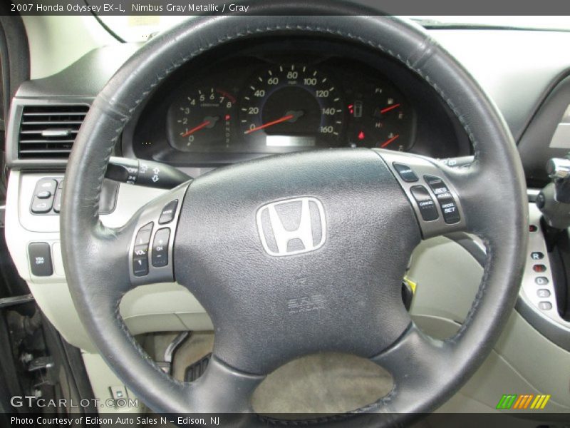Nimbus Gray Metallic / Gray 2007 Honda Odyssey EX-L