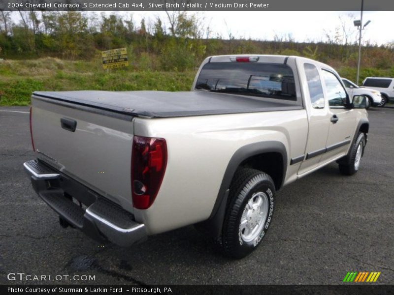 Silver Birch Metallic / Medium Dark Pewter 2004 Chevrolet Colorado LS Extended Cab 4x4