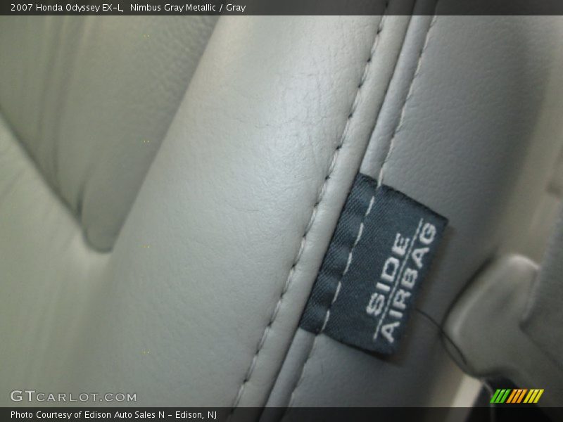 Nimbus Gray Metallic / Gray 2007 Honda Odyssey EX-L