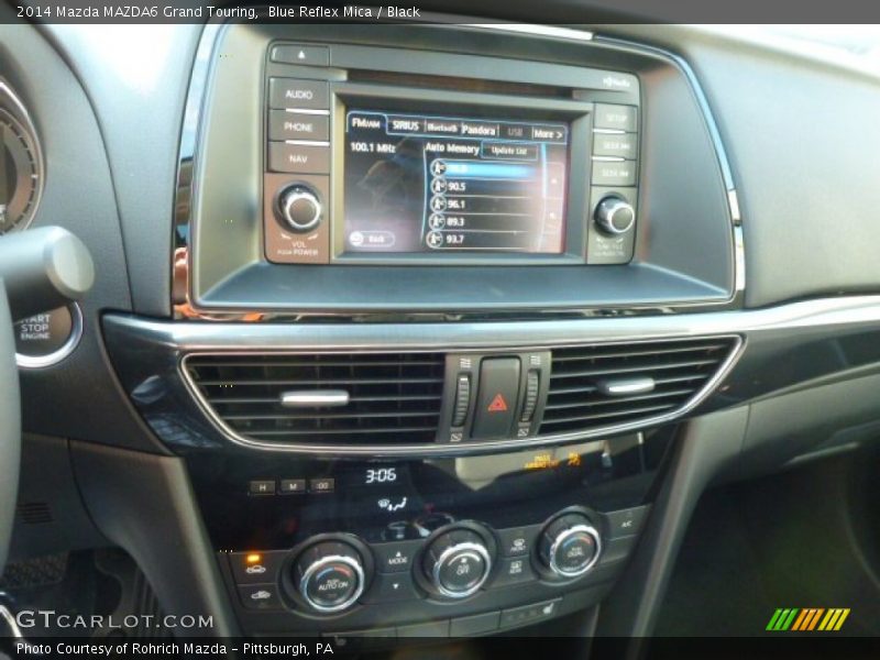 Blue Reflex Mica / Black 2014 Mazda MAZDA6 Grand Touring