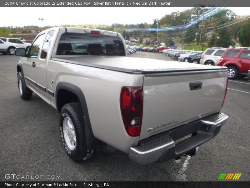 Silver Birch Metallic / Medium Dark Pewter 2004 Chevrolet Colorado LS Extended Cab 4x4