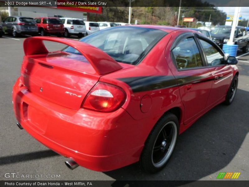 Flame Red / Dark Slate Gray 2003 Dodge Neon SRT-4