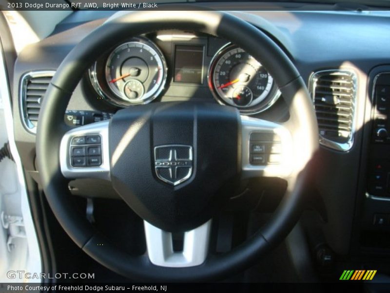 Bright White / Black 2013 Dodge Durango R/T AWD