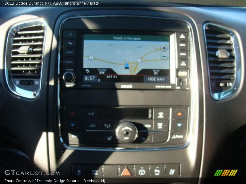 Bright White / Black 2013 Dodge Durango R/T AWD
