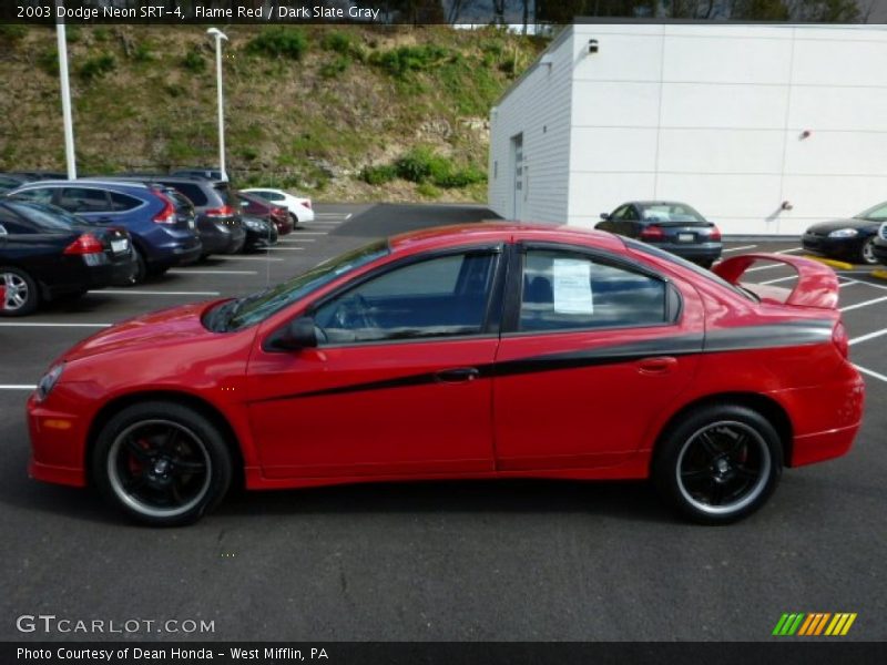 Flame Red / Dark Slate Gray 2003 Dodge Neon SRT-4