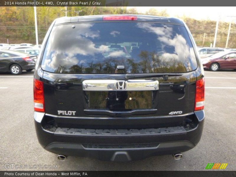 Crystal Black Pearl / Gray 2014 Honda Pilot EX-L 4WD