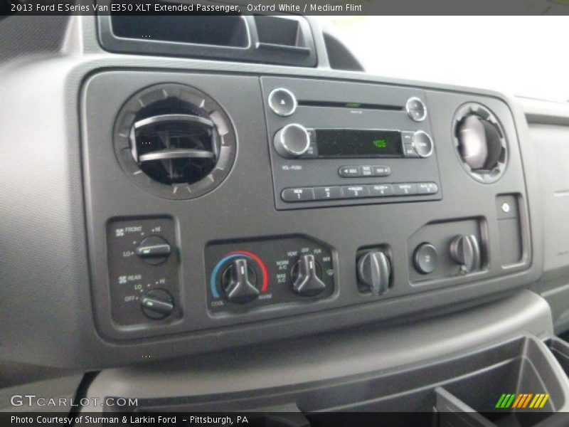 Controls of 2013 E Series Van E350 XLT Extended Passenger