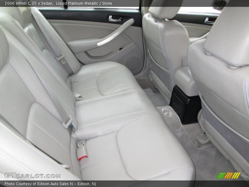 Liquid Platinum Metallic / Stone 2006 Infiniti G 35 x Sedan