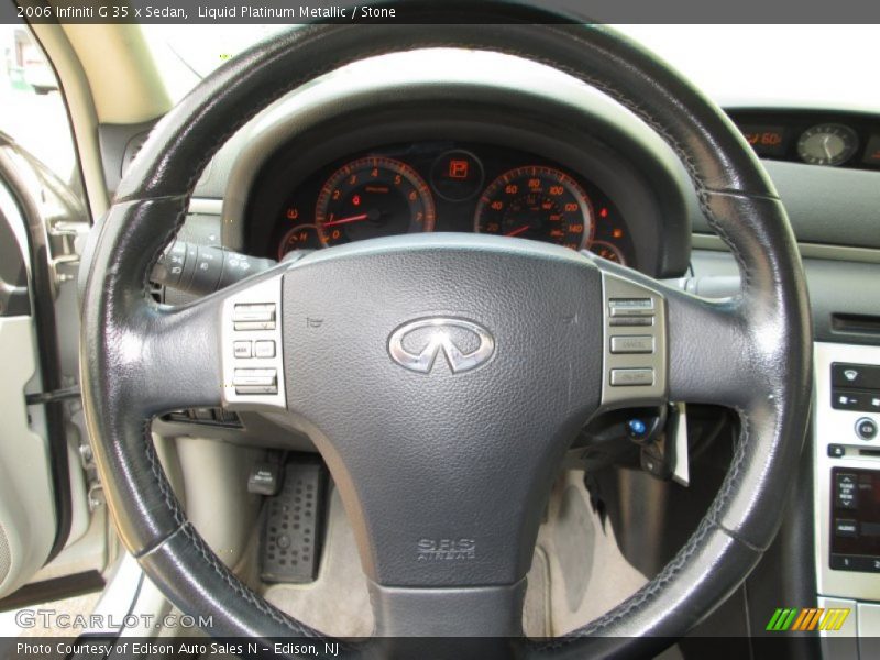 Liquid Platinum Metallic / Stone 2006 Infiniti G 35 x Sedan