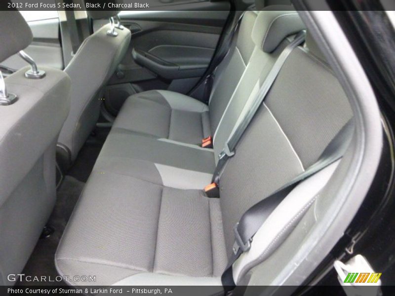 Black / Charcoal Black 2012 Ford Focus S Sedan