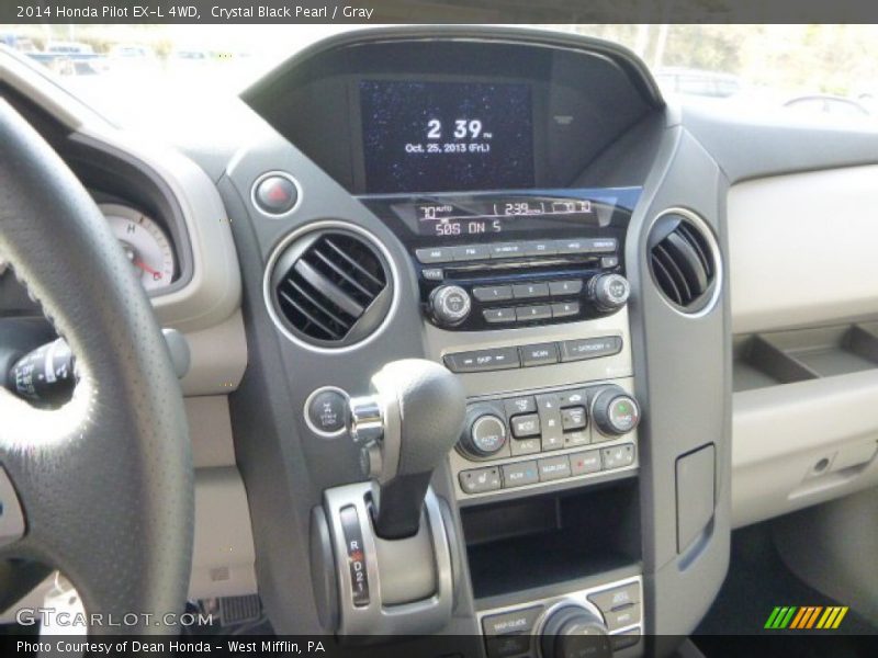 Crystal Black Pearl / Gray 2014 Honda Pilot EX-L 4WD