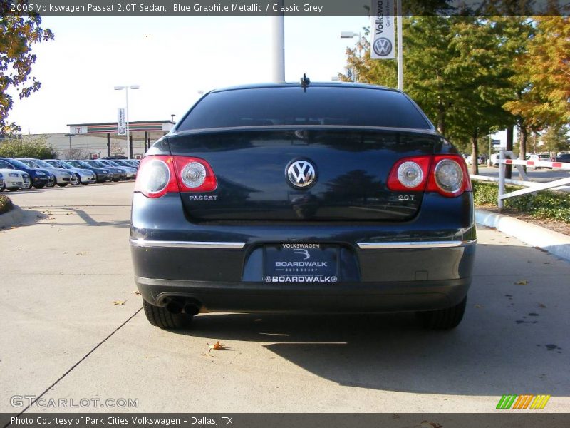 Blue Graphite Metallic / Classic Grey 2006 Volkswagen Passat 2.0T Sedan