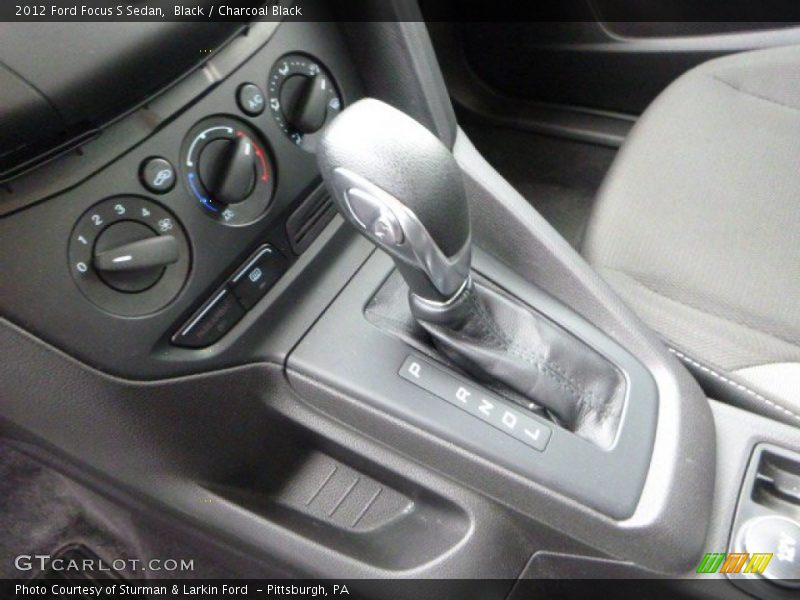 Black / Charcoal Black 2012 Ford Focus S Sedan