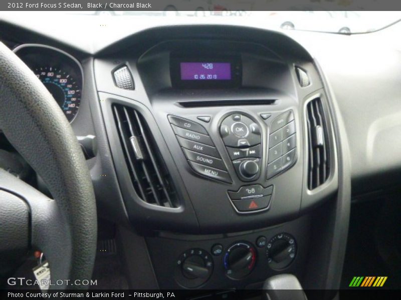 Black / Charcoal Black 2012 Ford Focus S Sedan