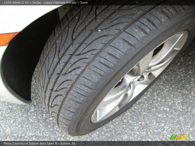 Liquid Platinum Metallic / Stone 2006 Infiniti G 35 x Sedan