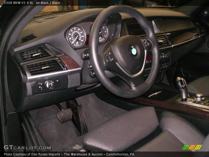 Jet Black / Black 2008 BMW X5 4.8i