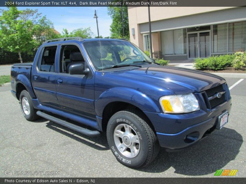 Dark Blue Pearl Metallic / Medium Dark Flint/Dark Flint 2004 Ford Explorer Sport Trac XLT 4x4