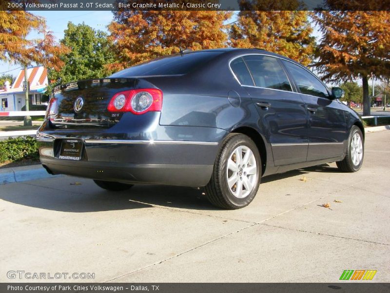 Blue Graphite Metallic / Classic Grey 2006 Volkswagen Passat 2.0T Sedan