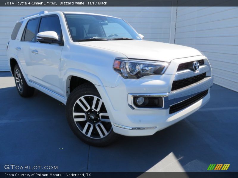 Blizzard White Pearl / Black 2014 Toyota 4Runner Limited