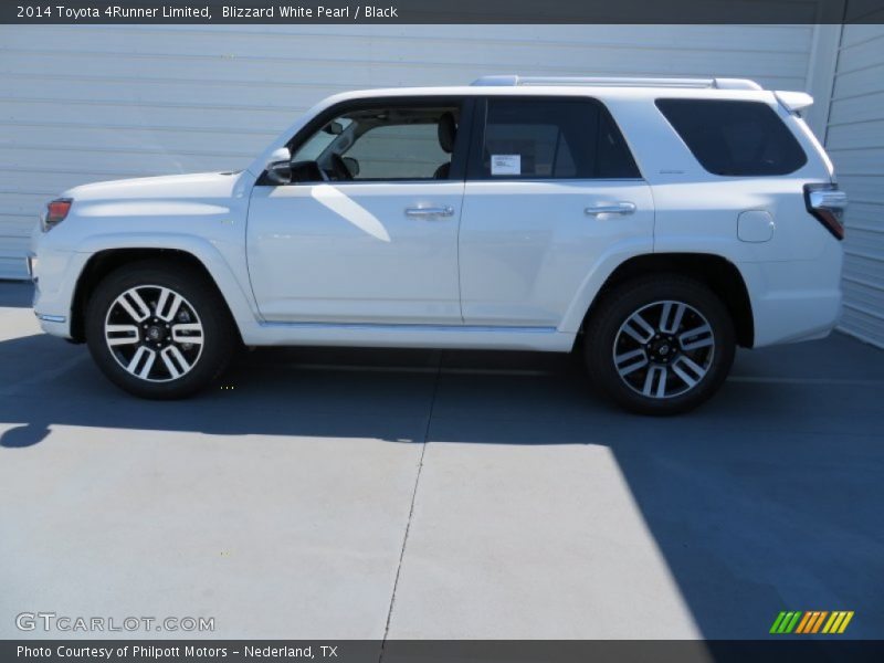 Blizzard White Pearl / Black 2014 Toyota 4Runner Limited