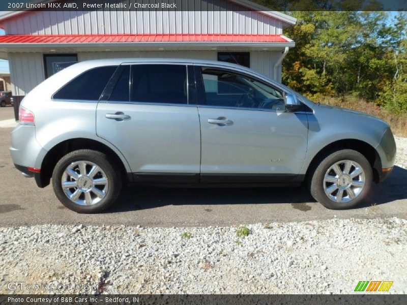 Pewter Metallic / Charcoal Black 2007 Lincoln MKX AWD