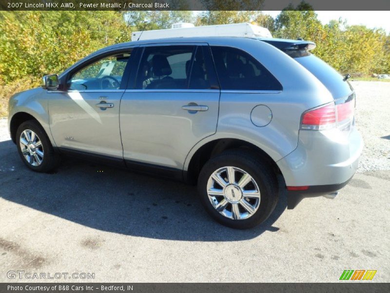 Pewter Metallic / Charcoal Black 2007 Lincoln MKX AWD