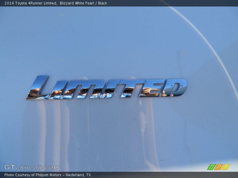 Blizzard White Pearl / Black 2014 Toyota 4Runner Limited